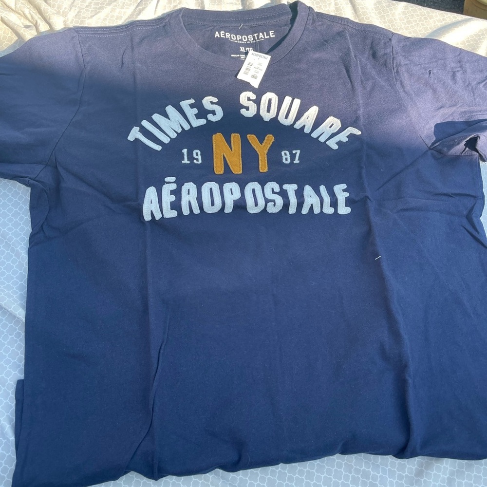 Aeropostale Navy Blue Graphic T-Shirt